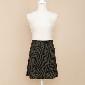 BP. Nordstrom Olive Tiger Mini Skater Skirt in Size XS NWOT